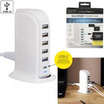 Immagine prodotto Be Mix hub usb multiporta a torre x5 e tipo c x1 (USB-C, 6 porte)