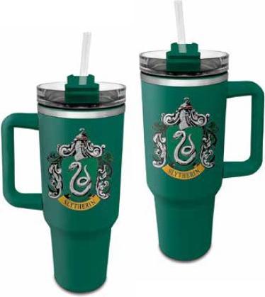 Actual product image Pyramid Harry Potter stainless steel drinking cup Slytherin 1130 ml (1.13 l)