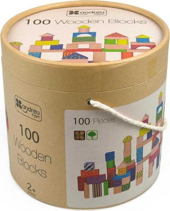 Produktbild Topbright Toys 100 Wooden Blocks (Multilingual)