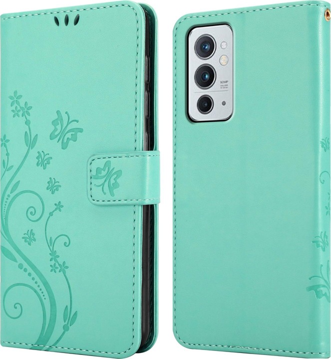 Actual product image Cadorabo Flower Book cover (OnePlus 9RT 5G)
