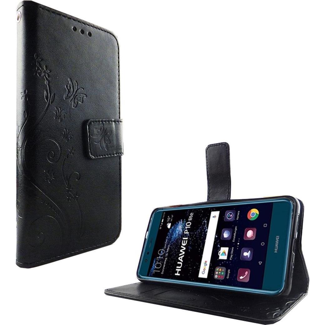 Thumbnail - König Design Hülle Handy Schutz für Huawei P10 Lite Case Cover Tasche Wallet Etui Handyhülle (Huawei P10 Lite), Smartpho...