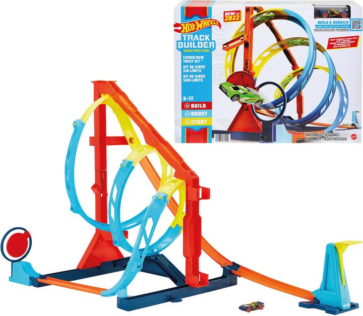 Produktbild Hot Wheels Track Builder Unlimited Corkscrew Twist Kit