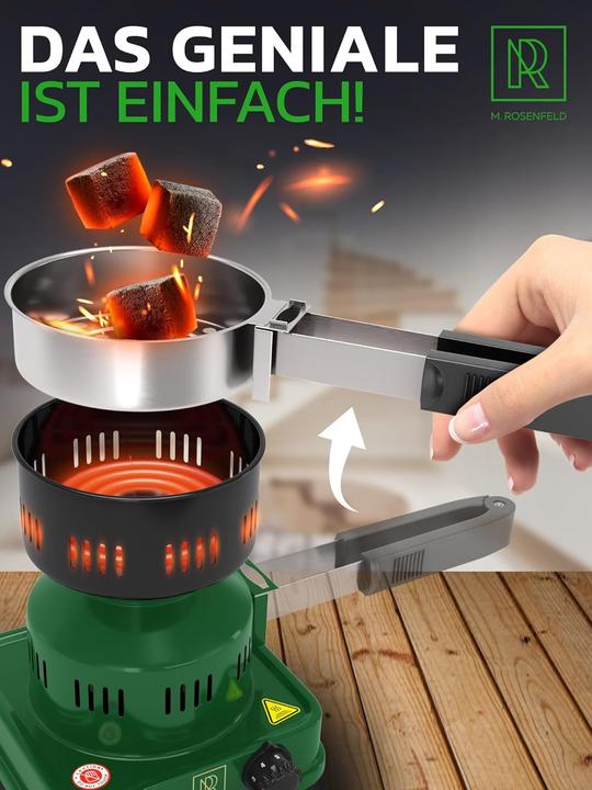 Produktbild M. Rosenfeld Elektrischer Kohleanzünder