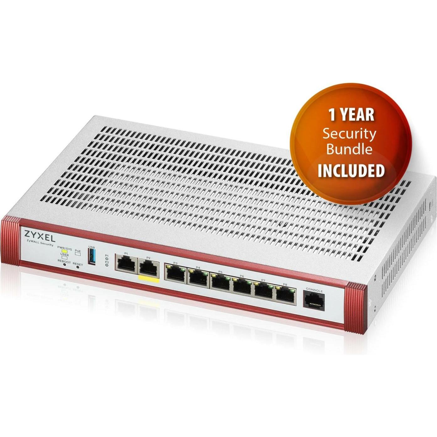 Thumbnail - Zyxel USGFLEX 200HP Security Bundle Firewall, Firewall
