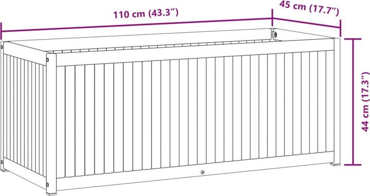 Produktbild vidaXL Pflanzkübel