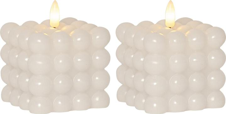 Produktbild Star Trading Bubble Kerze | LED Kerzen mit Timerfunktion | LED Kerzen flackernde Flamme | Bubble Ker (2 x)