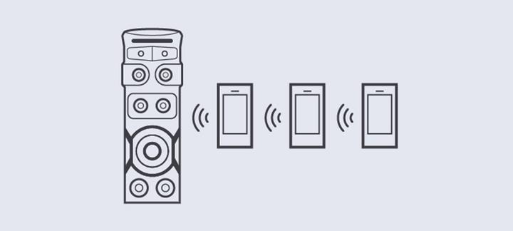 Actual product image Sony MHC-V82D (Bluetooth)