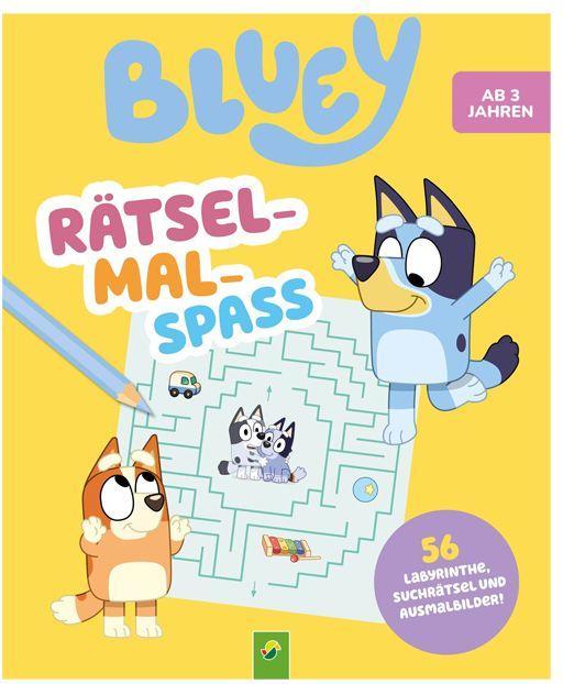 Bluey Rätsel-Mal-Spass