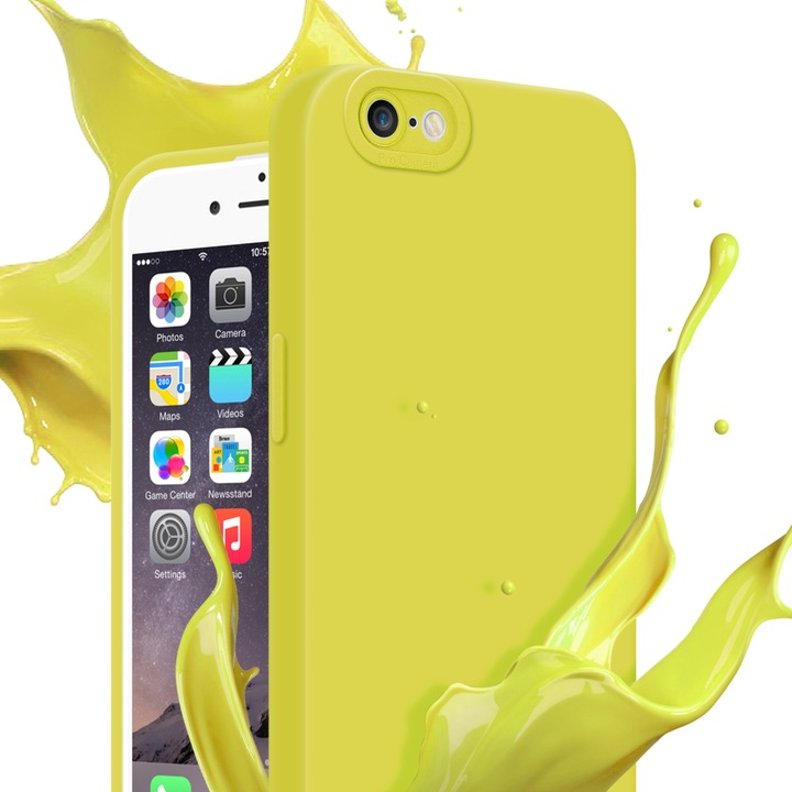 Productafbeelding Cadorabo Hoesje voor Apple iPhone 6 PLUS / 6S PLUS in TPU Fluid LM162 Style (Apple iPhone 6 Plus)