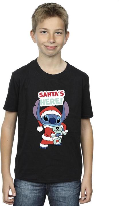 Immagine prodotto Disney Lilo & Stitch Santa's Here Maglietta Ragazzi (116)