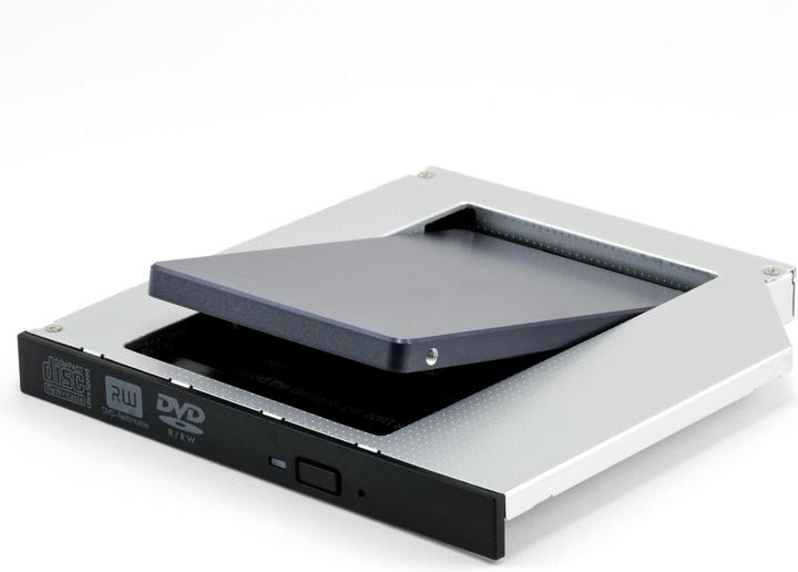 Produktbild CSL 2,5" SATA Festplatten-Einbaurahmen für 12,7mm Laptop Laufwerksschacht
