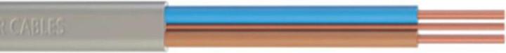 Produktbild RS PRO Netzkabel, 2-adrig Typ Leistung Grau x 1 mm² 16A, 10m, 300/500 V, PVC (10 m)