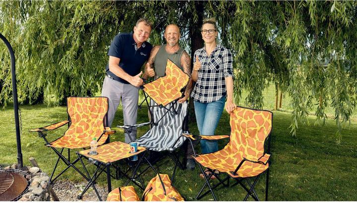 Produktbild Inveno Camping-Sitzgarnitur Zebra 3er