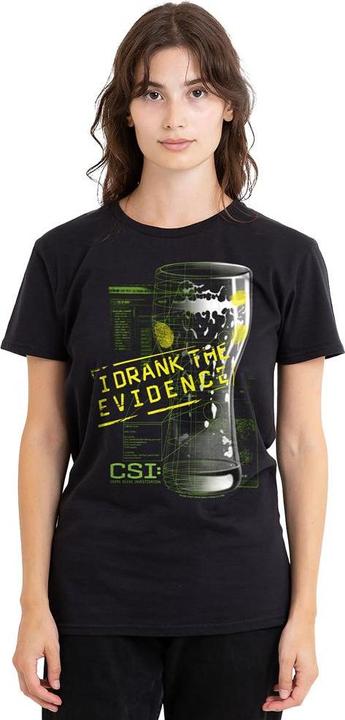 Actual product image Csi: NY Unisex Adult I Drank the Evidence T-Shirt (L)