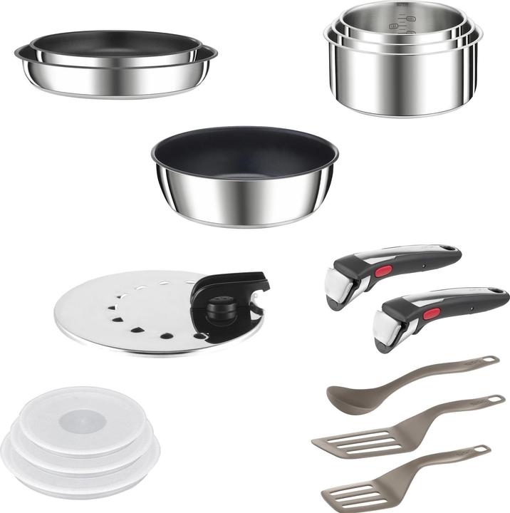 Actual product image Tefal Ingenio Preference On (28 cm, Pan set + pot set, Stainless steel)