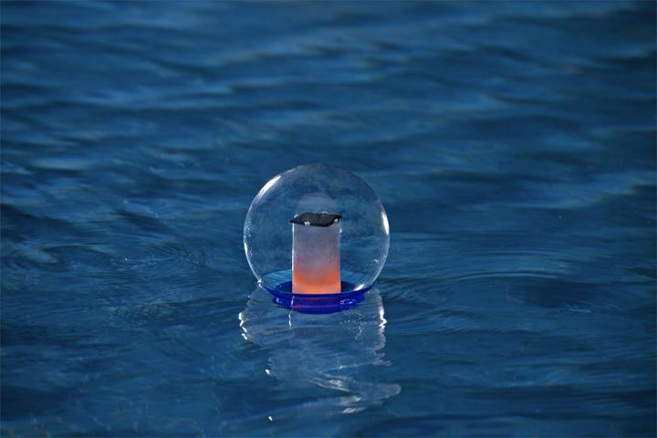 Actual product image Bestway SolarSphere LED Chemical Dispenser