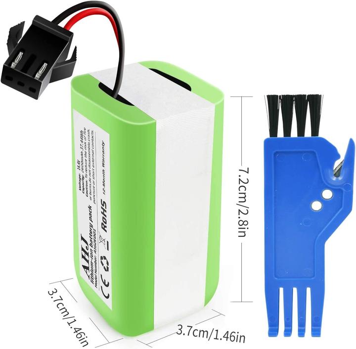 Actual product image AHJ 2600mAh replacement battery for Eufy