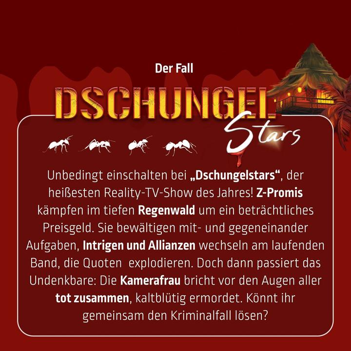 Immagine prodotto Mord bei Tisch Stelle della giungla - cena con delitto (Tedesco, 4 - 6 Giocatori)