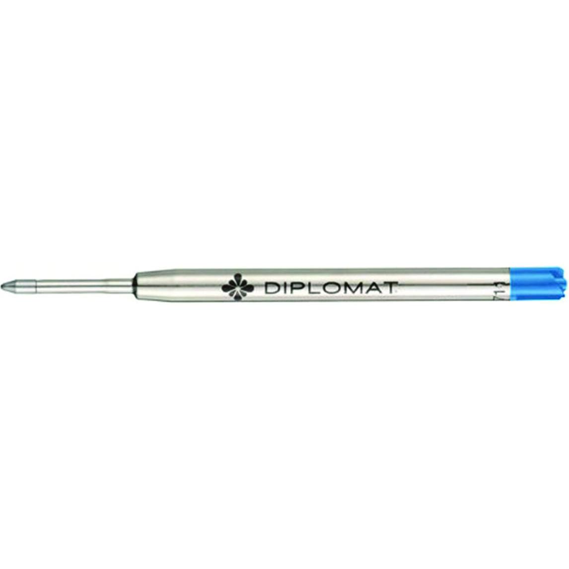 Diplomat, Ersatzpatrone, Kugelschreibermine G2-Format B blau (Nachfülleinheit, Blau)