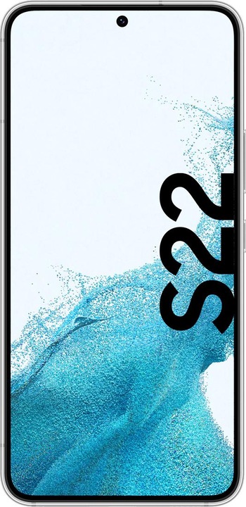 Actual product image Samsung Galaxy S22 EU (256 GB, Phantom White, 6.10", Dual SIM, 50 Mpx, 5G)