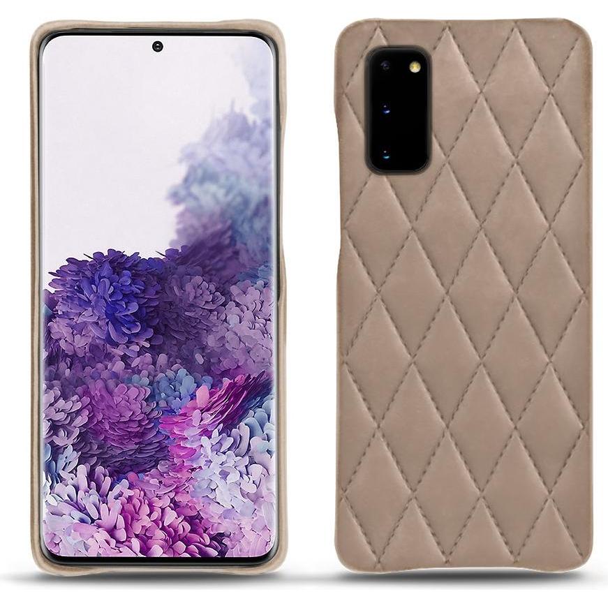 Noreve Lederschutzhülle (Samsung Galaxy S20), Smartphone Hülle, Beige