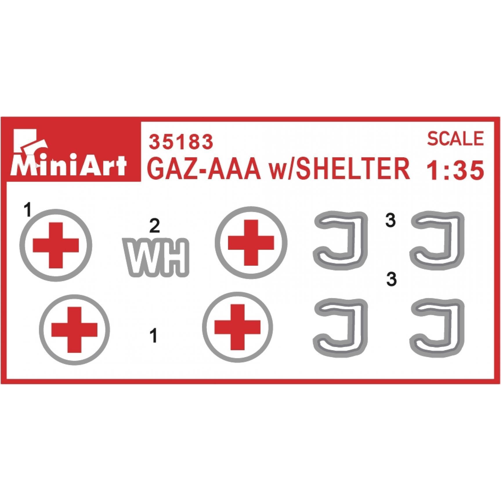 Thumbnail - Mini art GAZ-AAA with Shelter