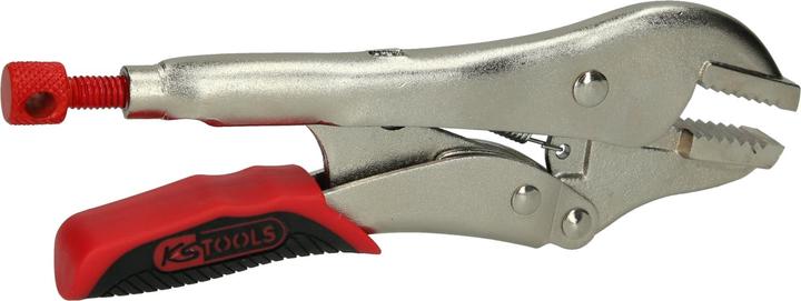 Produktbild KS Tools Gripzange mit Easy-Release, gerade Backen (175 mm)