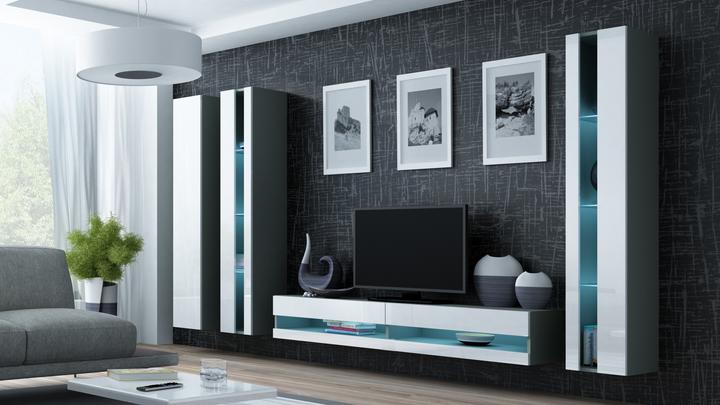 Actual product image Cama WIO180 VIGO s/b living room cabinet shelf (40 x 30 x 180 cm)