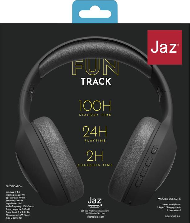 Actual product image JAZ FUN TRACK - wireless headphones in collaboration with MTV (ANC, 24 h, Wireless)