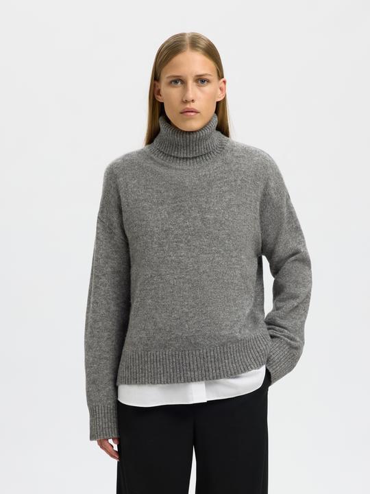 Actual product image Selected Femme Knitted turtleneck jumper (XS)