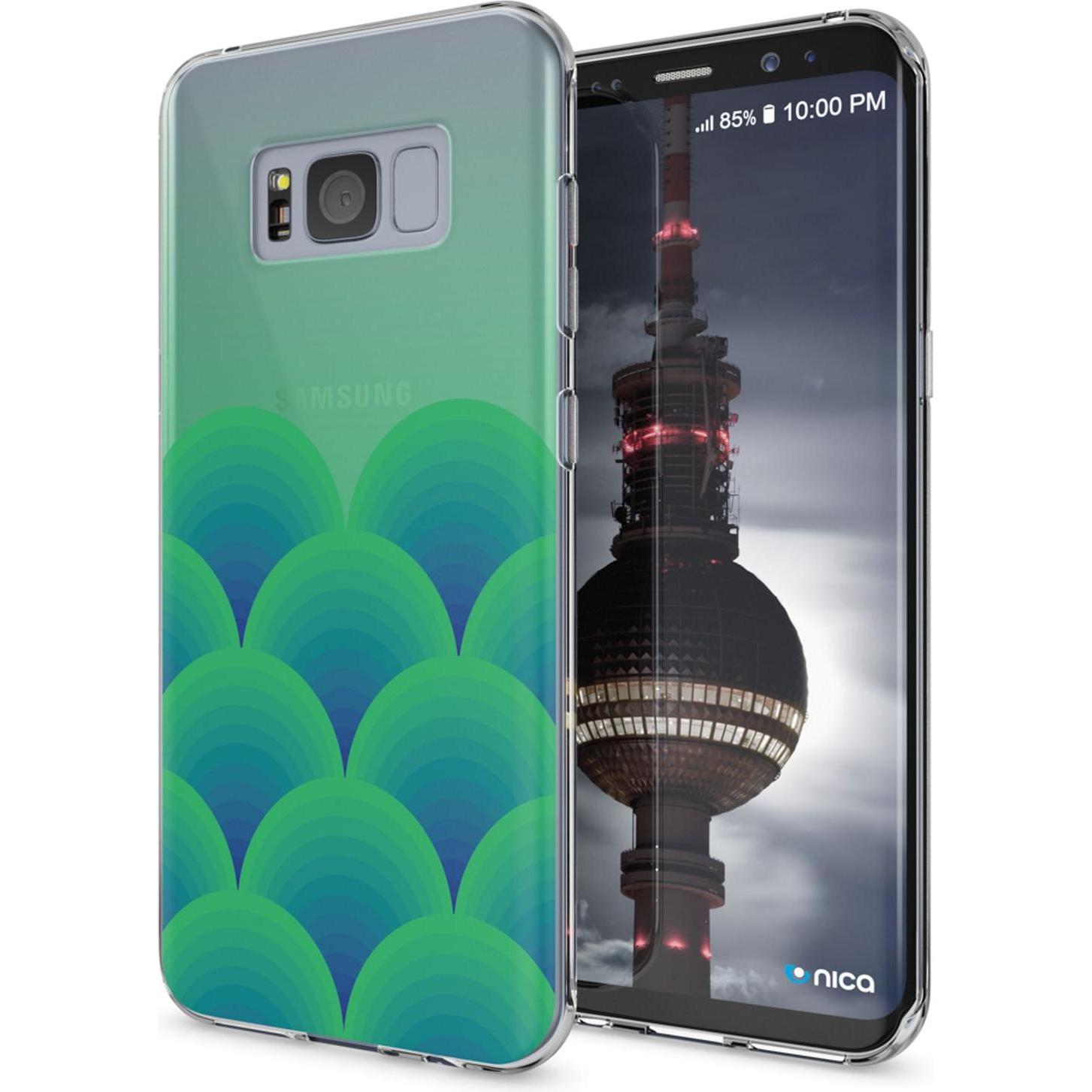 Nalia Handyhülle (Samsung Galaxy S8+), Smartphone Hülle, Grün
