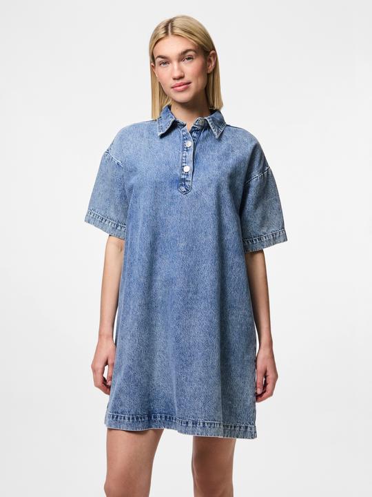 Produktbild Pieces Pckenya Ss A-Shape Denim Dress Noos Bc (XS)
