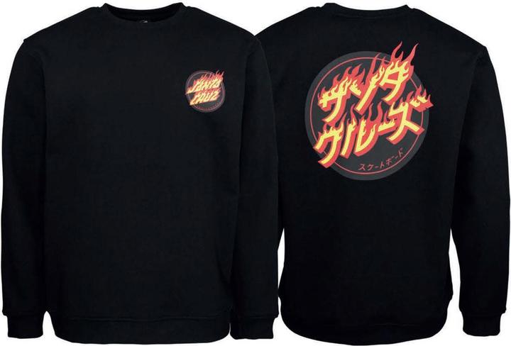 Produktbild Santa Cruz Flaming Japanese Dot Crew (M)