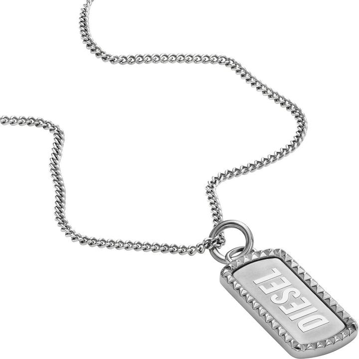Immagine prodotto Diesel Collana in acciaio (Acciaio inossidabile, FONT DIESEL, 50 cm)
