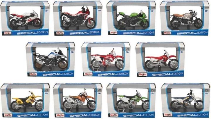 Actual product image Maisto Motorcycles 1/18 assorted