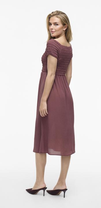 Immagine prodotto Vila VIRITA Midi Gesmoktes Kleid (38)