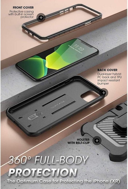 Produktbild Supcase UNICORN BEETLE PRO Armored case for iPhone 11 black (Apple iPhone 11)