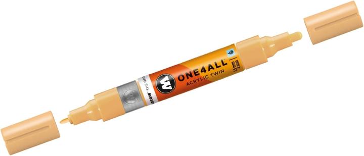 Actual product image Molotow Marqueur pour Maquettes - One4All Twin - Acrylique Beige Sahara Pastel - 1,5/4mm - -009 - 15 cm (Beige, 4 mm, 1 x)