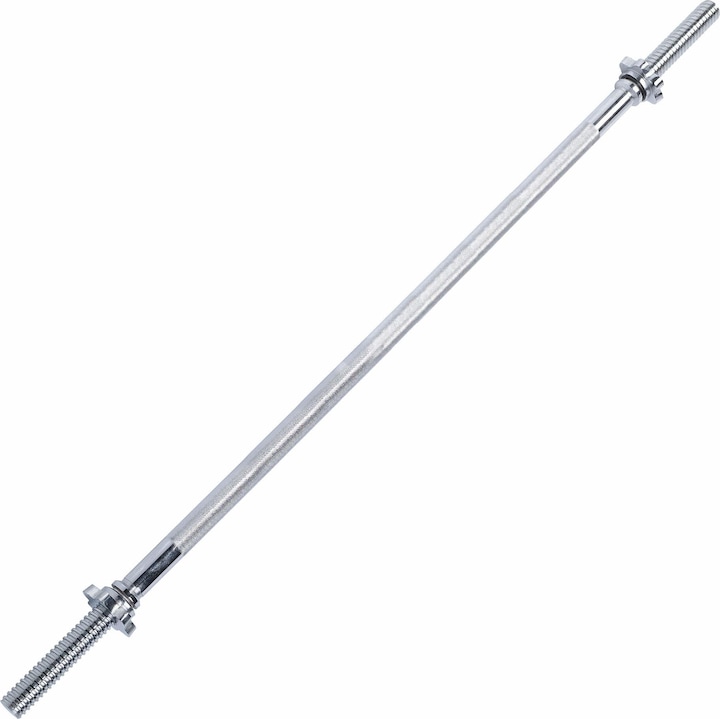 Tunturi Langhantelstange mit 30 mm Schraubverschlüssen 120 cm
