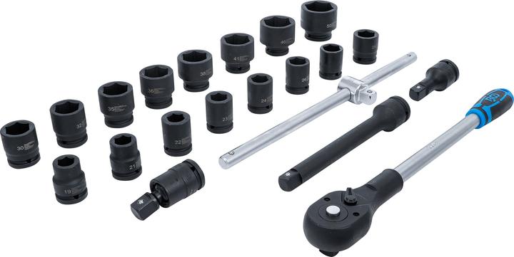 Actual product image BGS Power socket spanner set (19 mm, 21 mm, 22 mm, 23 mm, 24 mm, 26 mm, 27 mm, 29 mm, 30 mm, 32 mm, 35 mm, 36 mm, 38 mm, 41 mm, 46 mm, 50 mm)