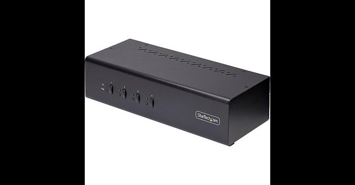 Produktbild StarTech com P4DD46A2-KVM-SWITCH, 3840 x 2160 Pixel, 4K Ultra HD, Schwarz