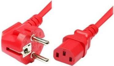 Actual product image Générique AC Power cord 2 P GND Red - 5m (5 m)