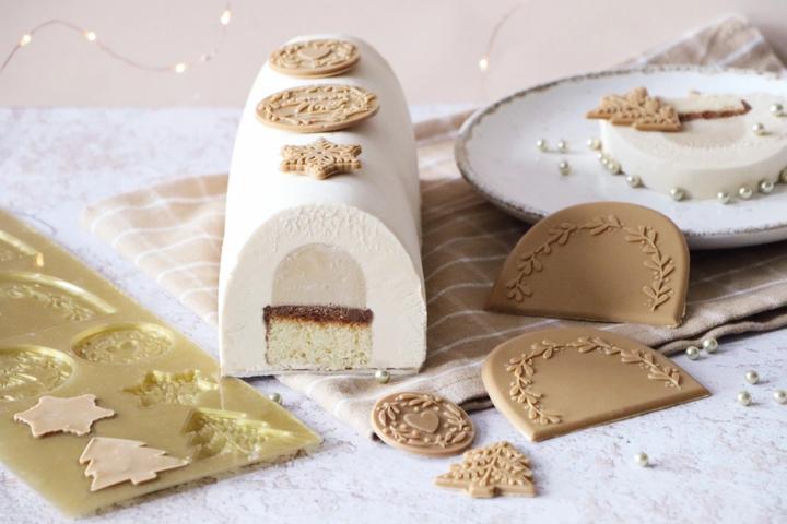 Produktbild ScrapCooking Silikonform Bûche de Noël Dekoration