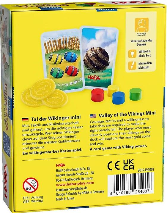 Produktbild Haba Tal der Wikinger mini (Deutsch, Englisch, 2 - 4 Spieler)