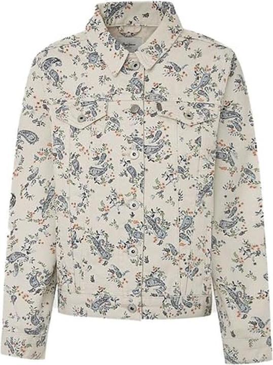 Actual product image Pepe Jeans Regular Fit Button Paisley Print Jacket (M)