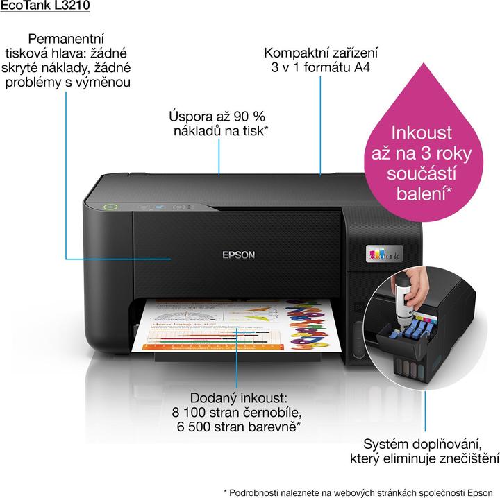 Produktbild Epson EcoTank L3210 (Tintentank, Farbe)