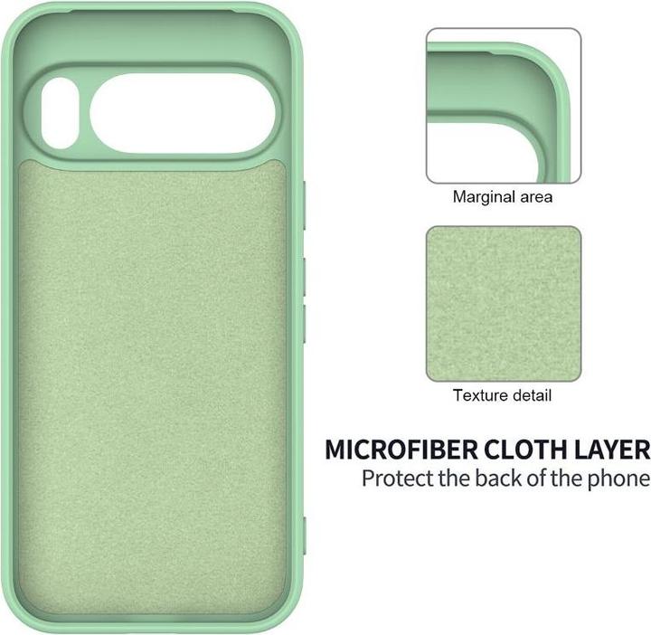 Image du produit RPD Google Pixel 10 / 10 Pro XL - Silikon Schutzhülle, Grün (Google Pixel 10 Pro XL)