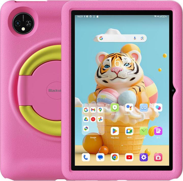 Immagine prodotto iGet BLACKVIEW TAB G8 Kids Rosa - 10,1" HD+ IPS/800x1280/Quad-core/4GB+128GB/6 580 mAh/Android 12/U (4G, 10.10", 128 GB, Pink)