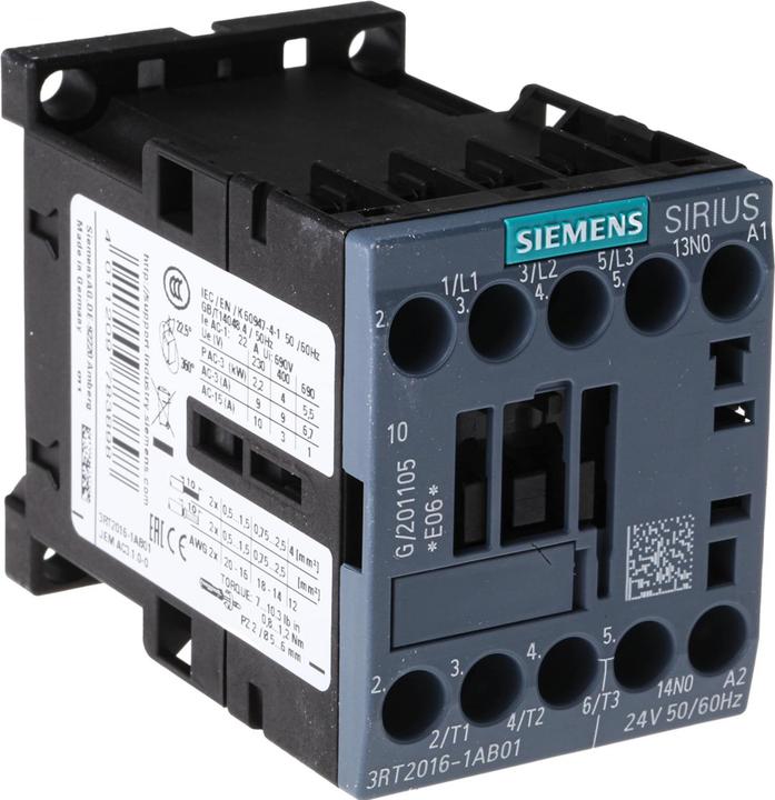 Produktbild Siemens Schütz 4kW 24Vac Größe 00