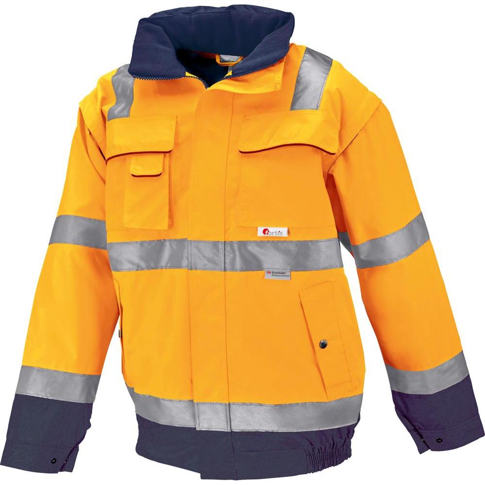 Fortis, Arbeitsjacke, Warnjacke Arthur orange marine Gr. XL (XL)